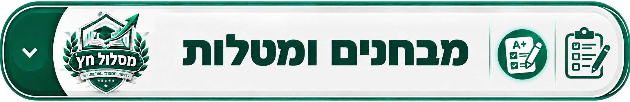 מבחנים ומטלות